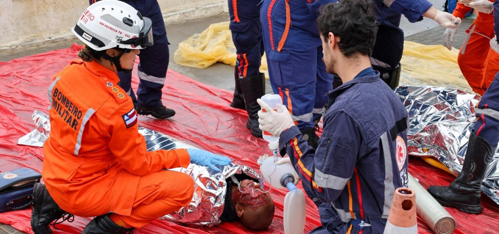Simulação testa resposta do Corpo de Bombeiros para o Carnaval 2026 em Salvador