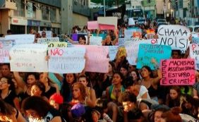 Em Salvador, grupo protesta contra os perigos da cultura do machismo