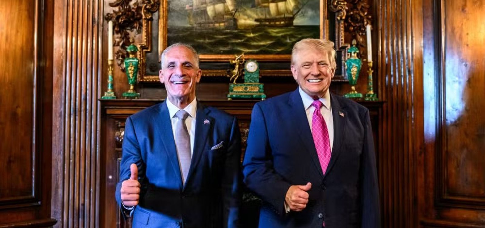 Trump encontra presidente de Honduras em Mar-a-Lago após eleição conturbada