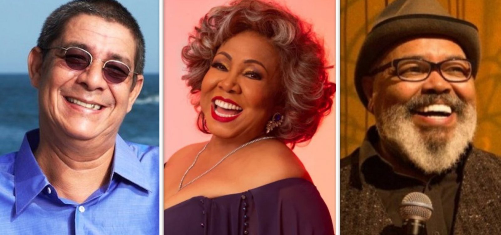 Zeca Pagodinho, Alcione e Jorge Aragão anunciam show em Salvador durante turnê conjunta