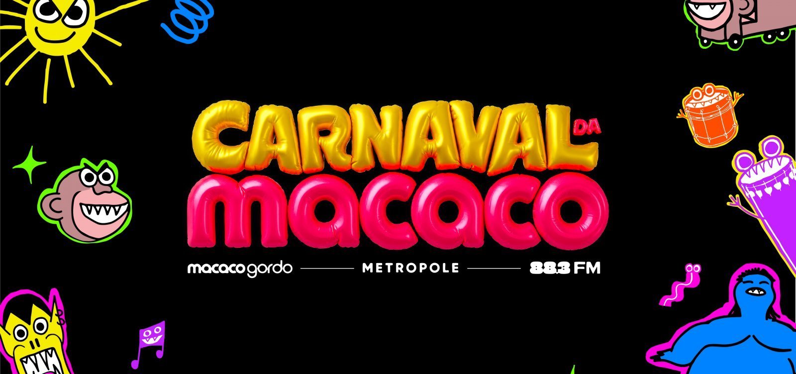 Abre Alas com Saulo, Filhos de Jorge e Dom Chicla terá transmissão ao vivo pelo Carnaval da Macaco