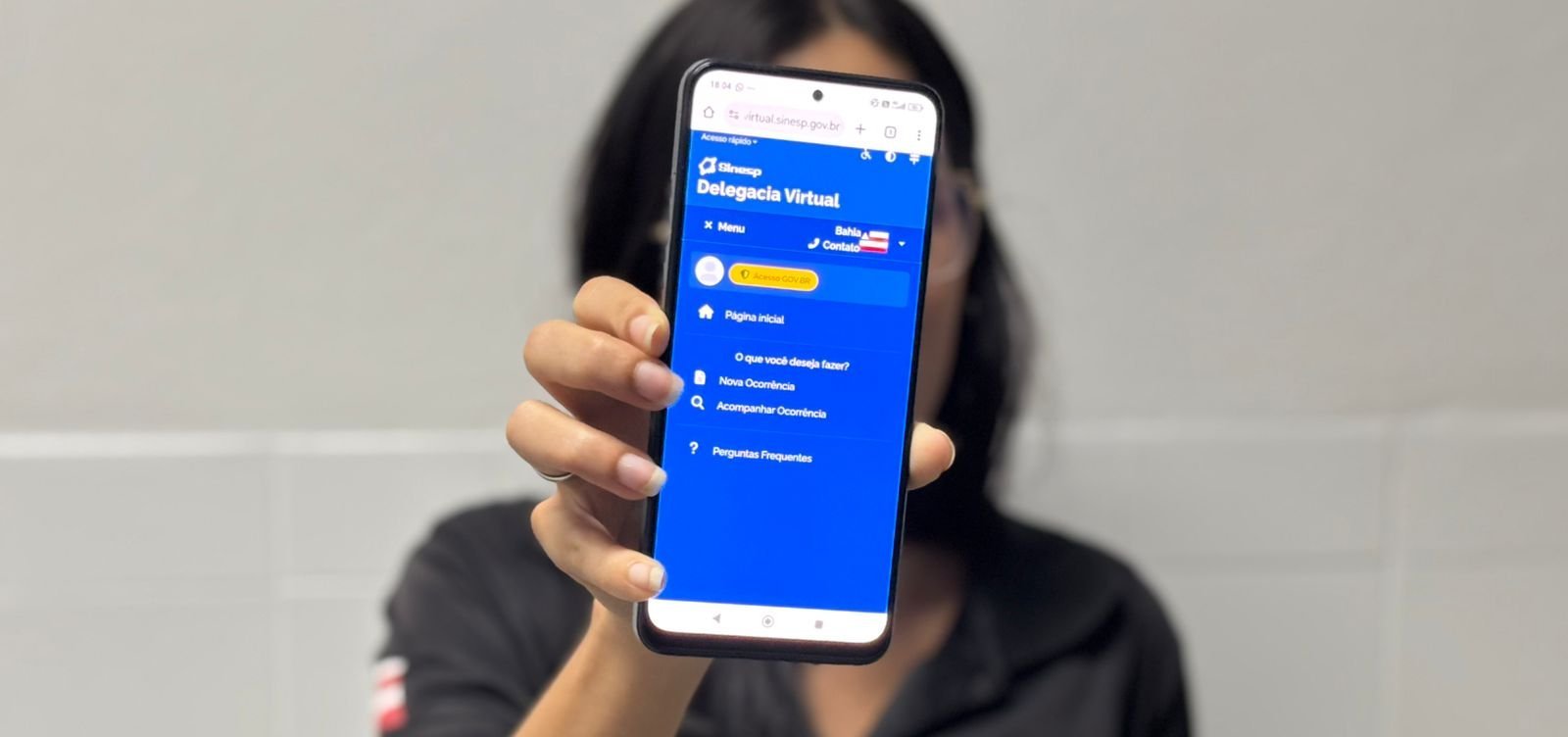 Plataforma digital permite registrar mais de 20 tipos de ocorrências sem sair da folia