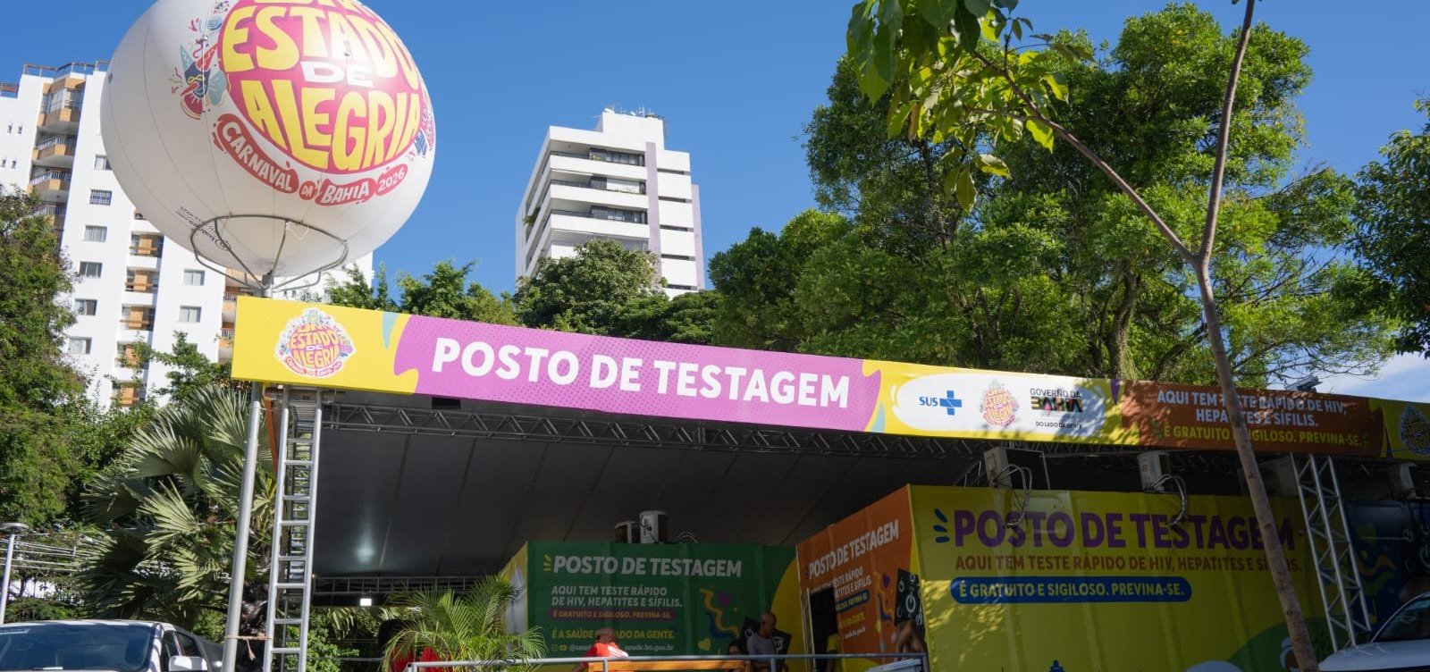 Testagem rápida para ISTs garante segurança aos foliões no Carnaval 2026