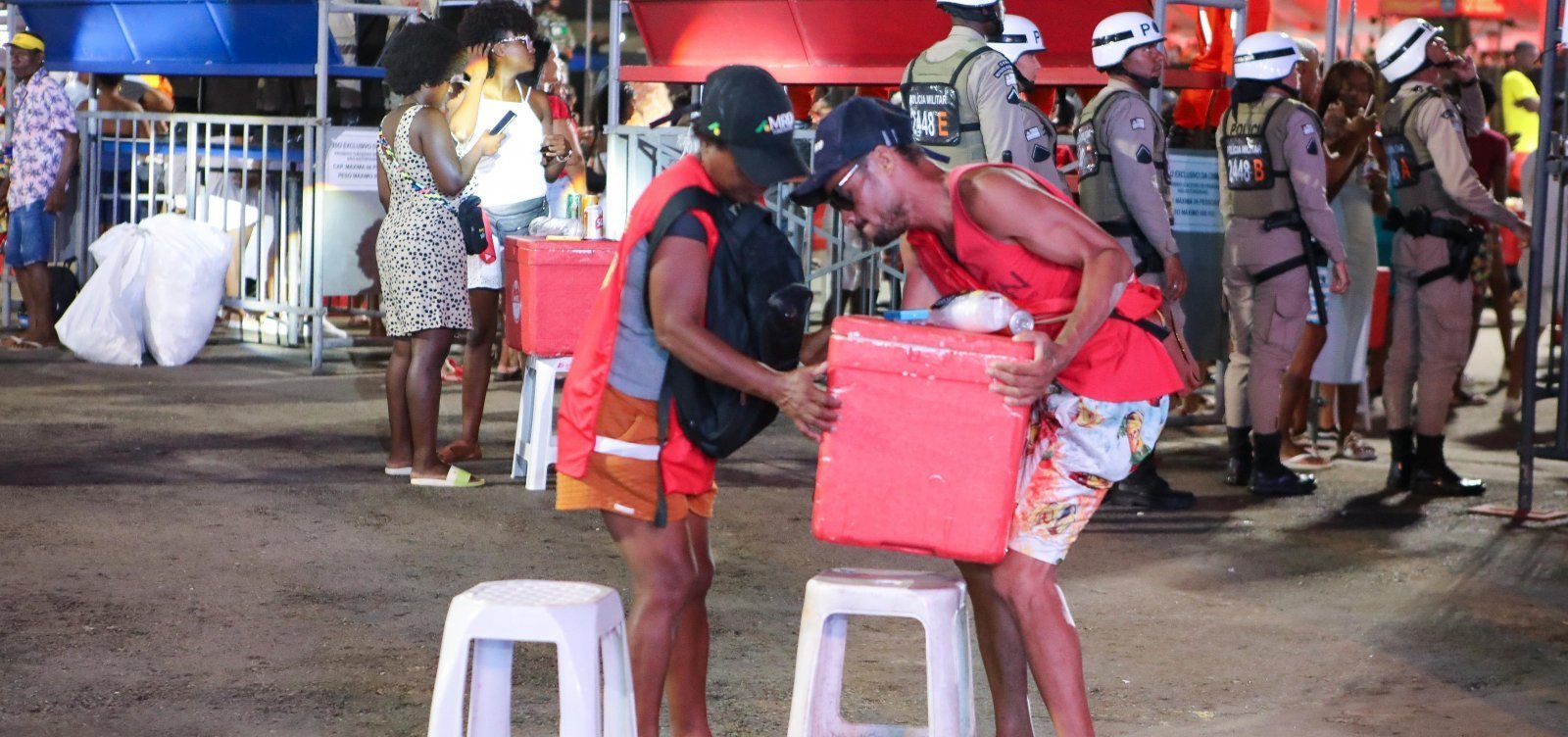 Ambulantes têm seis centros de acolhimento durante o Carnaval