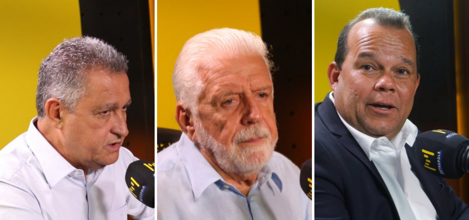 Rui, Jaques Wagner e Geraldinho anunciam obras hídricas e escola em tempo integral no interior da Bahia