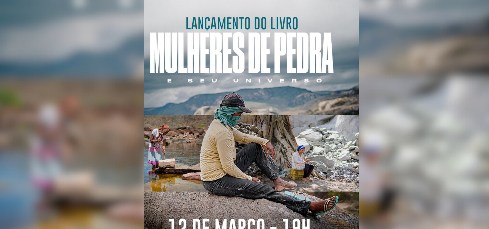 Livro “Mulheres de Pedra”, de Alexandre Augusto, será lançado no dia 12 de março em Salvador