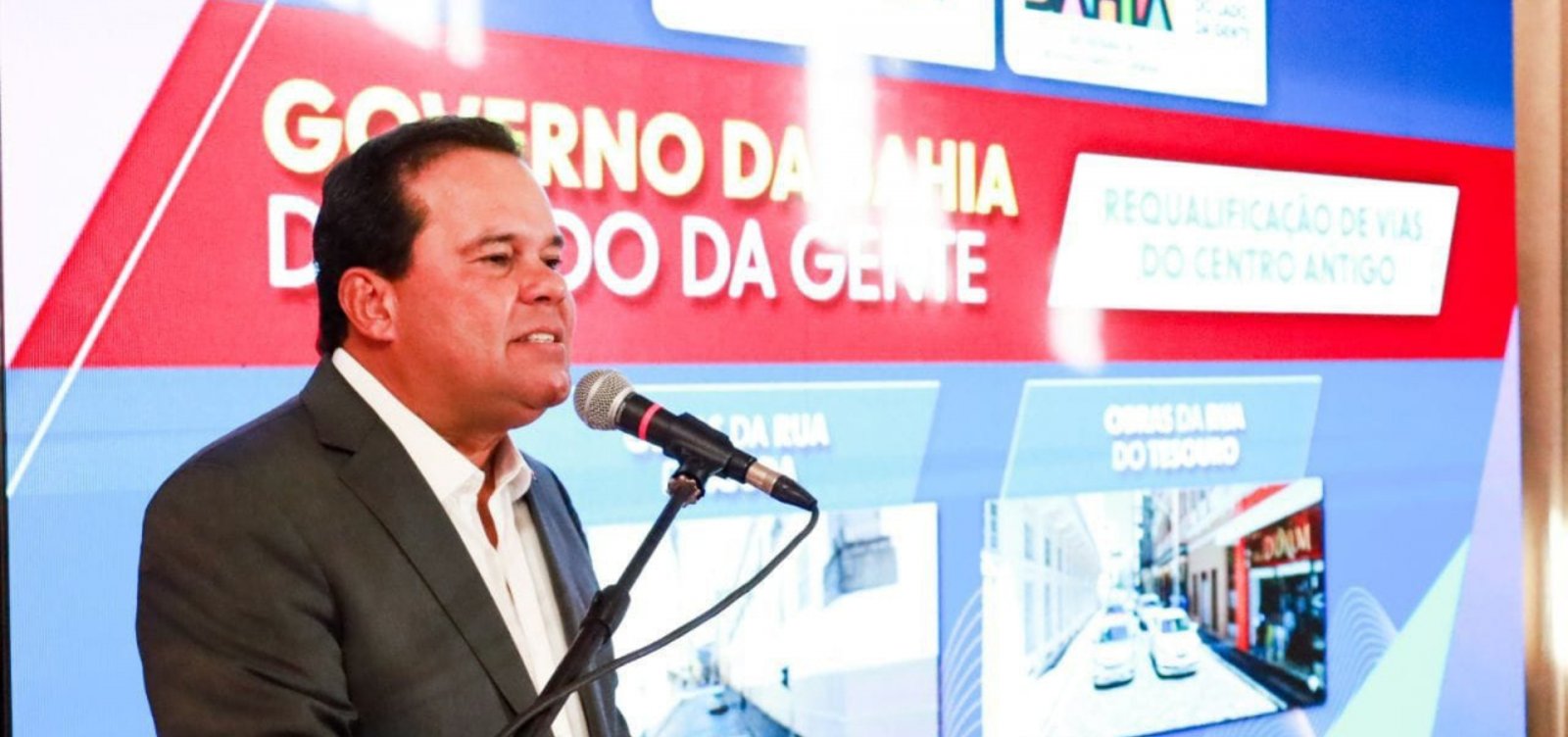 Jerônimo e Geraldinho participam de ato para requalificação do Centro Antigo