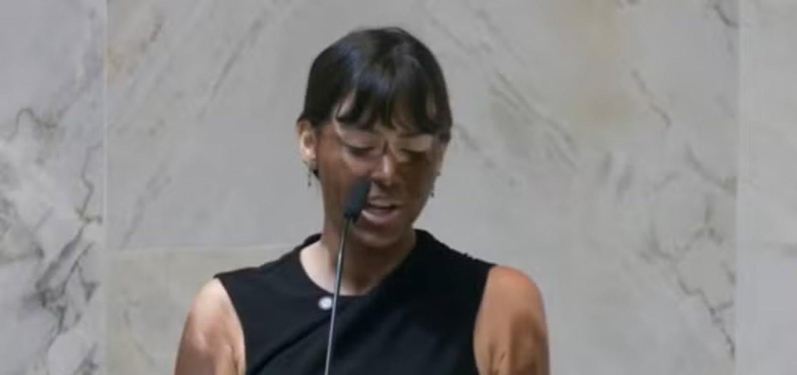 Pintada de preto, deputada ironiza Erika Hilton: “Posso presidir comissão sobre racismo?”