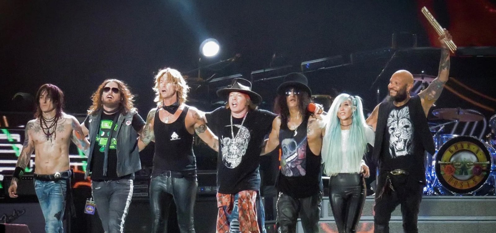 Guns N’ Roses anuncia mudança na banda antes de turnê com show em Salvador