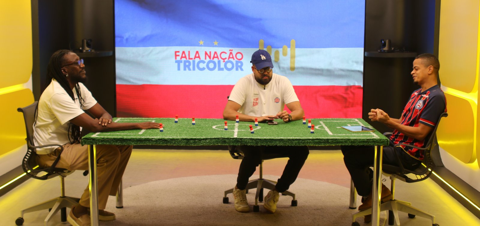 Fala Nação Tricolor comenta lance polêmico de arbitragem em Bahia x Palmeiras: “Precisa de profissionalização”