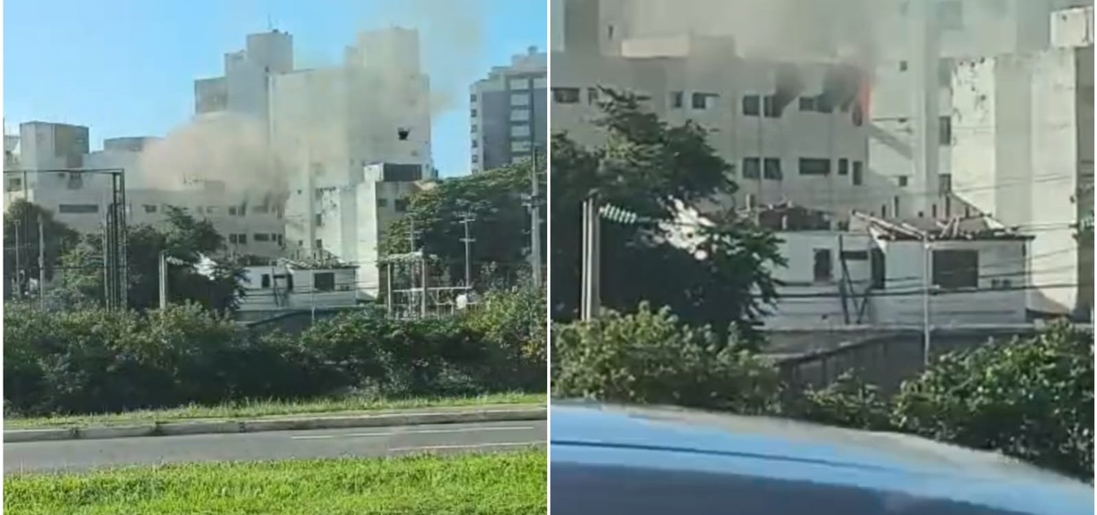 Incêndio atinge apartamento na manhã desta terça em Salvador