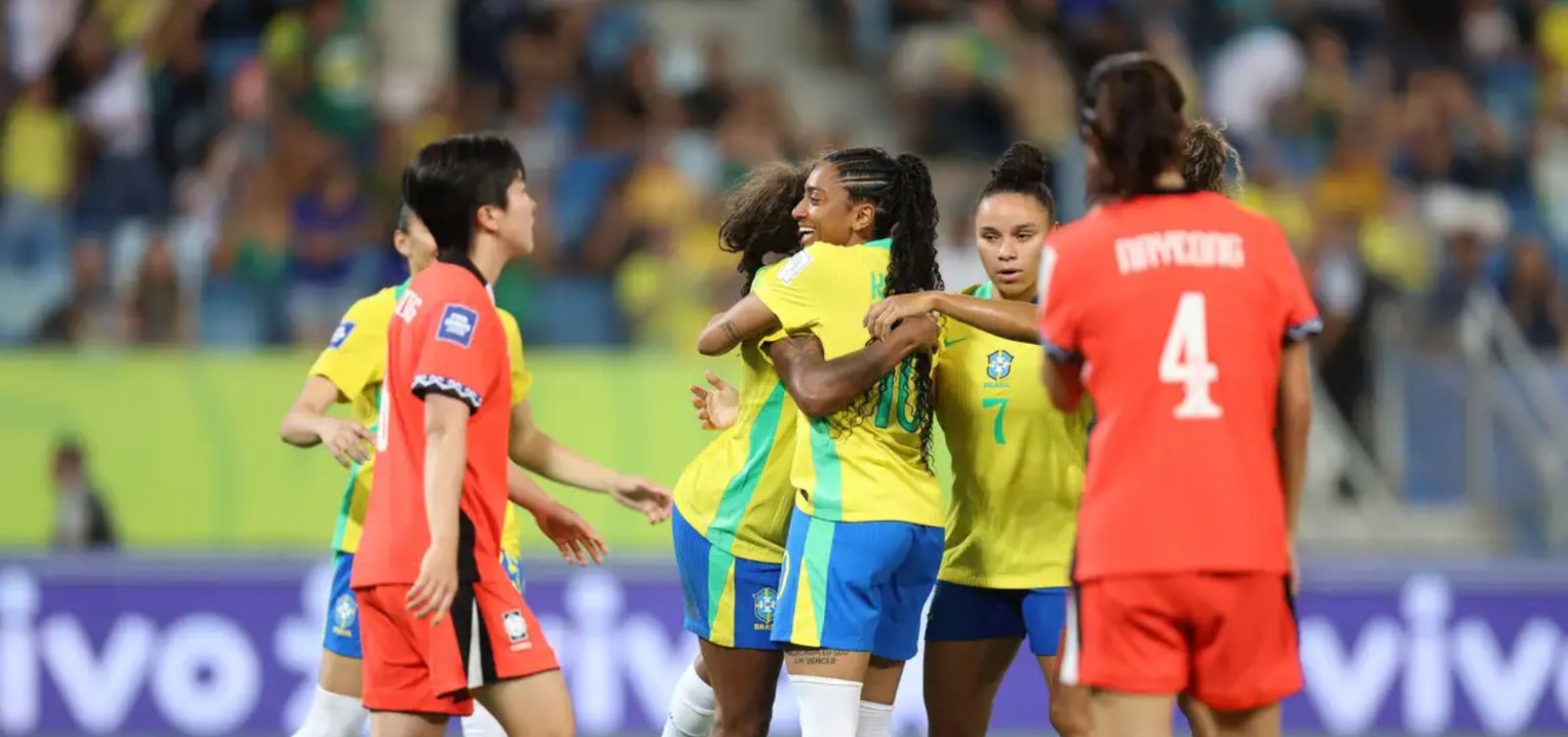 Brasil goleia Coreia do Sul na estreia do Fifa Series feminino