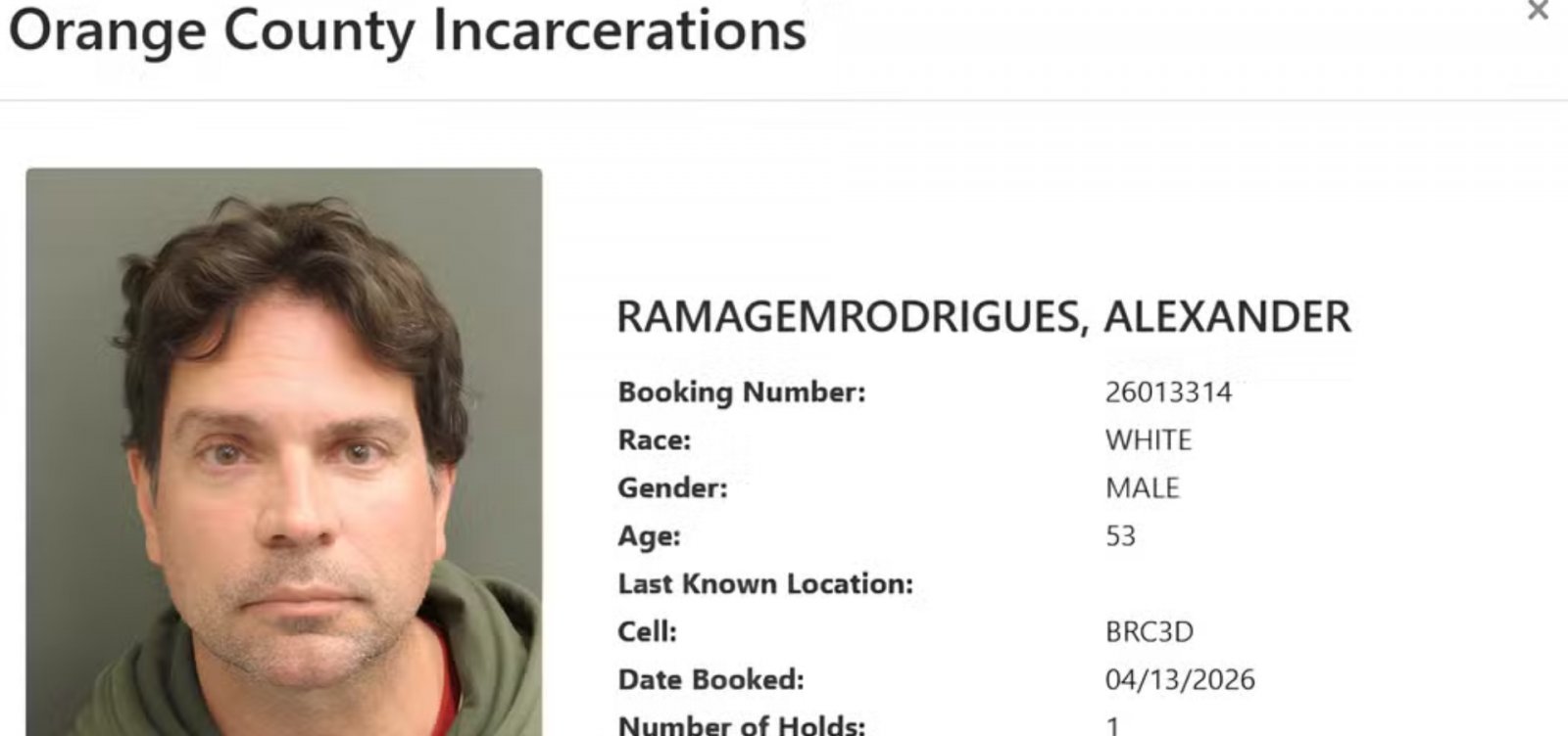 Polícia dos EUA diz que Ramagem está em cela separada e pode ser transferido para outra prisão