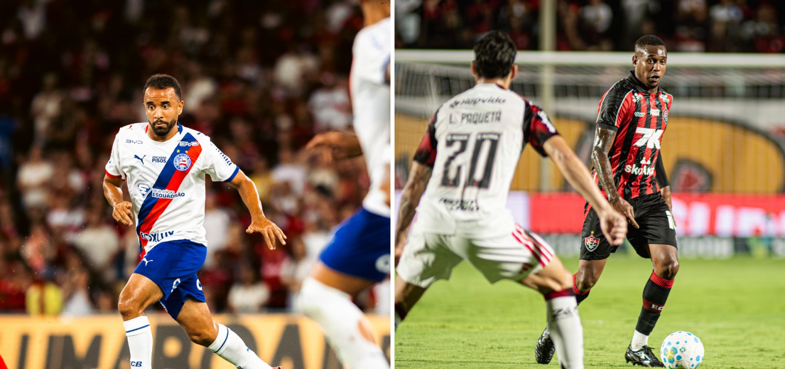 Os Campeões da Bola transmitem Bahia x Remo e Flamengo x Vitória nesta quarta-feira 