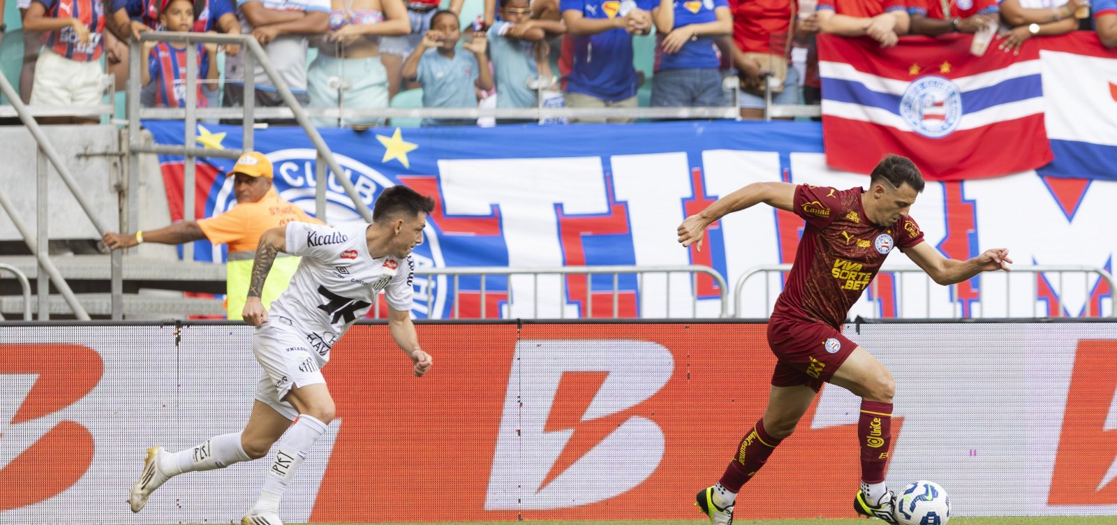 Os Campeões da Bola transmitem Bahia x Santos neste sábado 