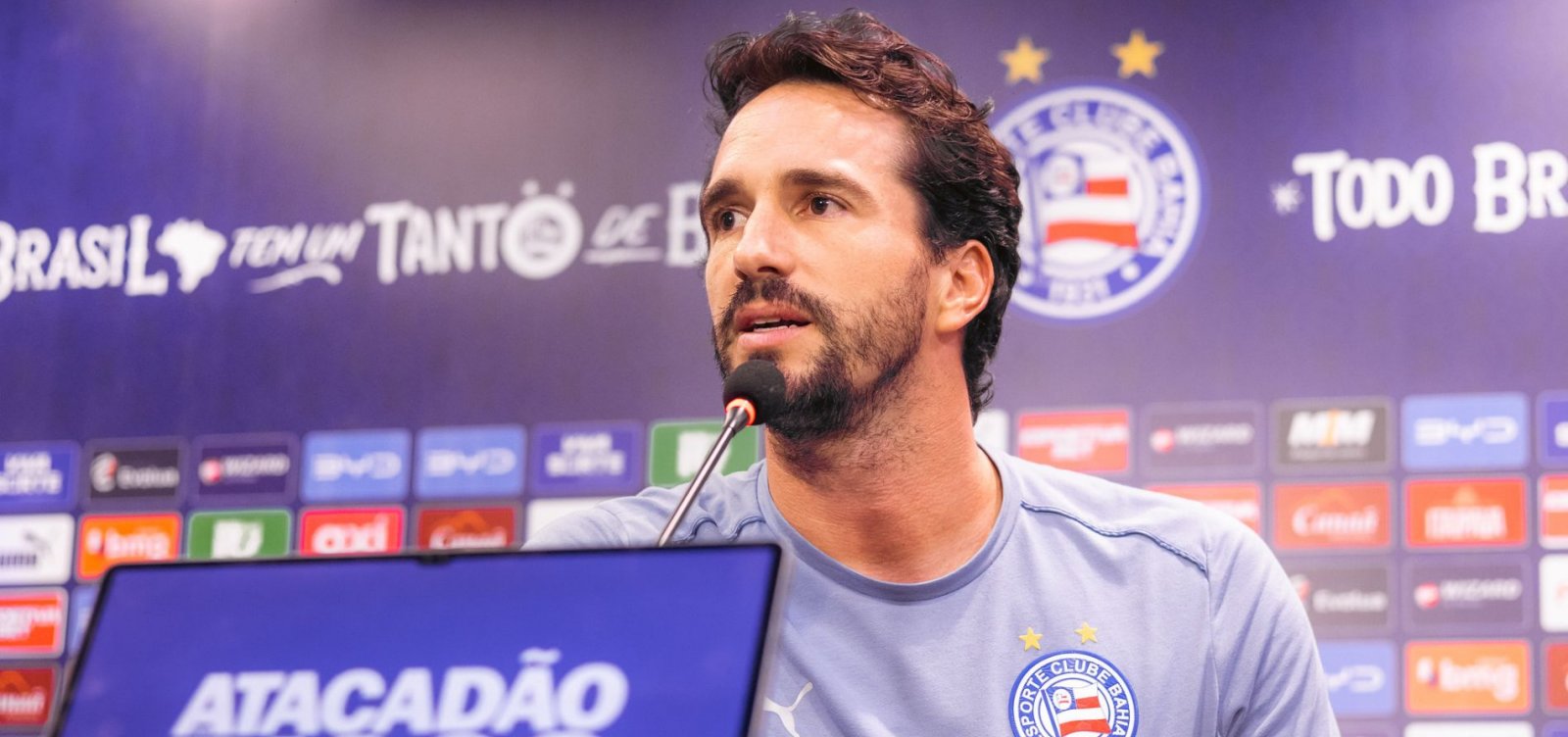 Auxiliar técnico admite primeiro tempo ruim, mas valoriza reação do Bahia