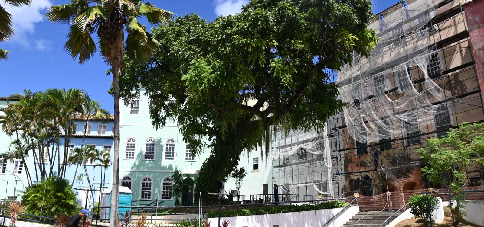 Praça das Artes passa por requalificação no centro histórico de Salvador