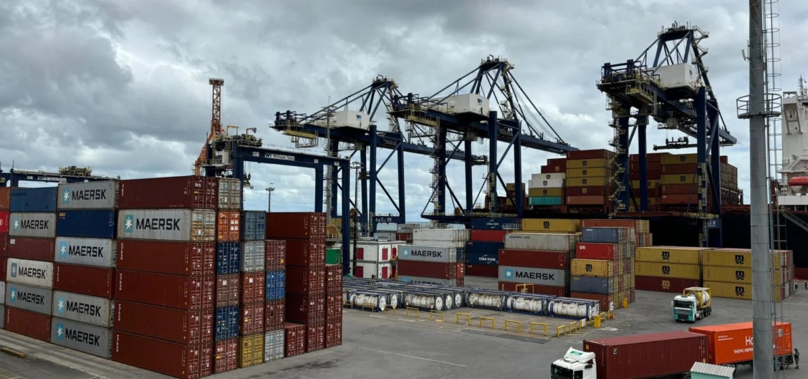 Exportações da Bahia caem 13,5% em abril