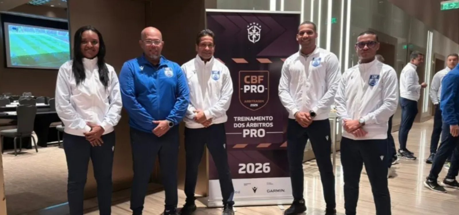 Arbitragem baiana participa de treinamento nacional promovido pela CBF no Rio