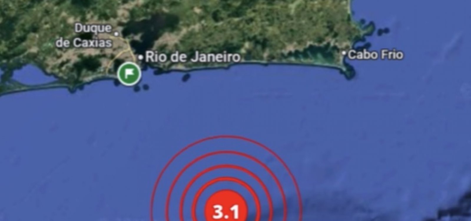 Novo tremor de terra atinge costa do Rio de Janeiro