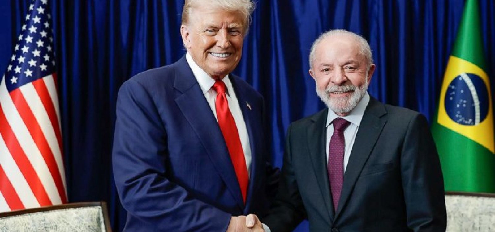 No G7, Lula e Trump trocam cumprimento em meio a tensões entre Brasil e Estados Unidos
