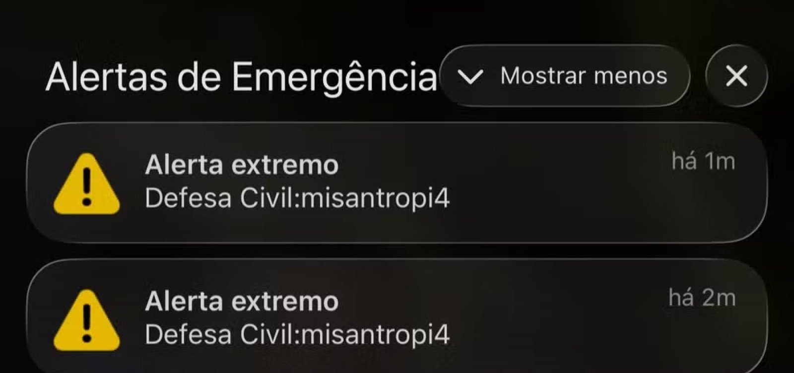 Codesal descarta risco e apura alerta enviado a celulares em Salvador