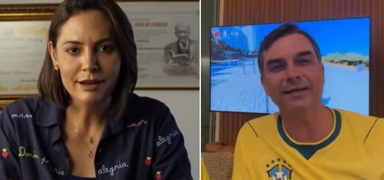 Crise na família Bolsonaro: entenda atritos entre Michelle e Flávio 
