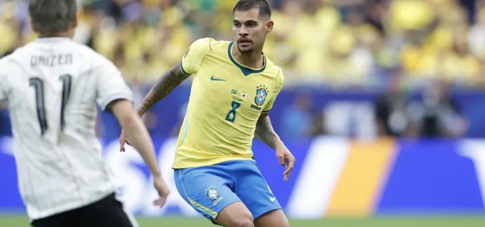 Bruno Guimarães é o jogador com mais assistências na Copa