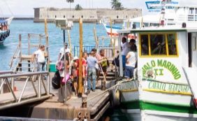 Travessia Salvador-Mar Grande para por 2h e movimento é intenso
