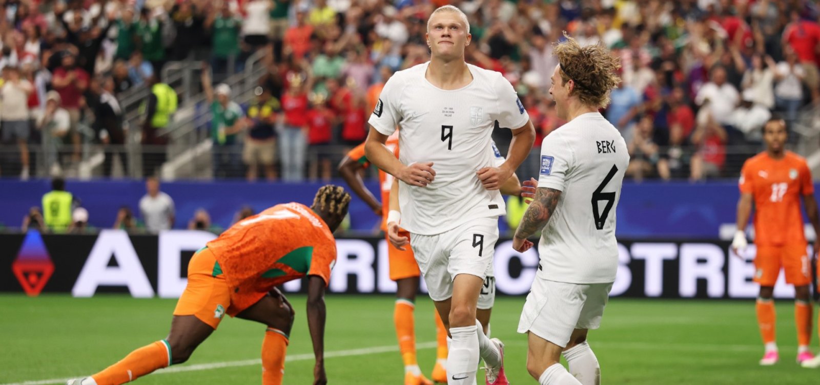 Noruega vence Costa do Marfim e será adversária do Brasil nas oitavas da Copa 