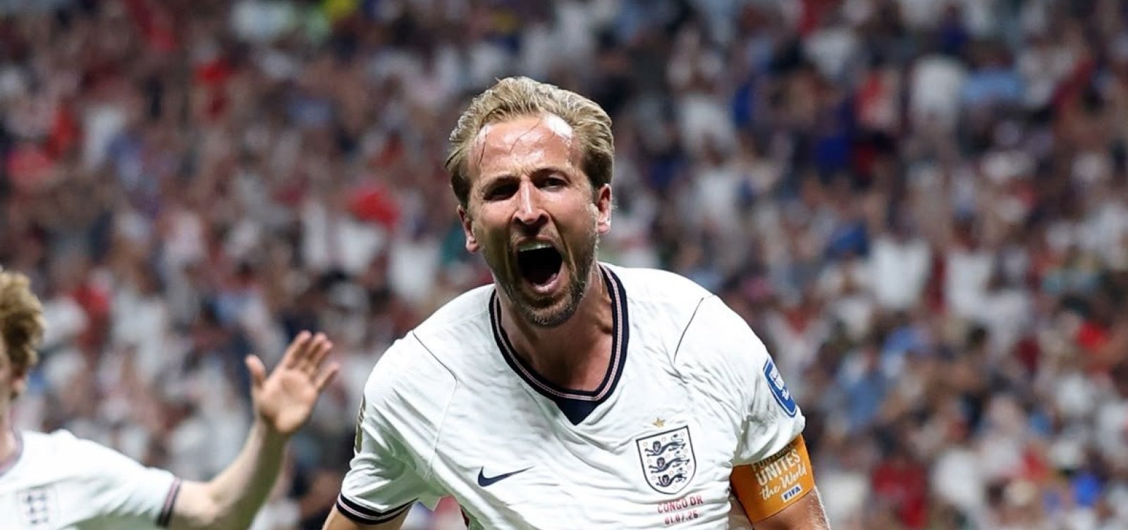 Harry Kane anota dois gols e garante virada da Inglaterra contra Congo