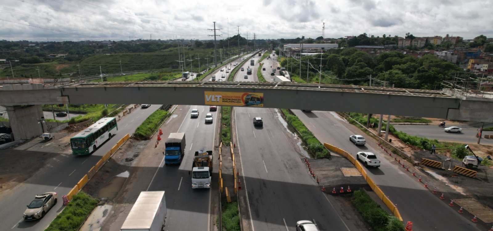 Trecho de acesso à BR-324 em Candeias é interditado; veja rotas alternativas