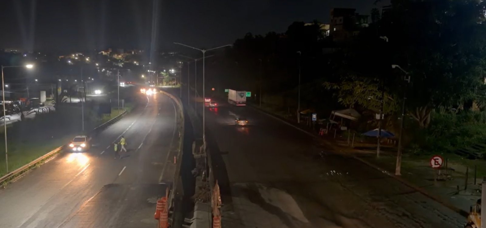 Após dias de reparos, BR-324 tem pistas totalmente liberadas em trecho de Simões Filho
