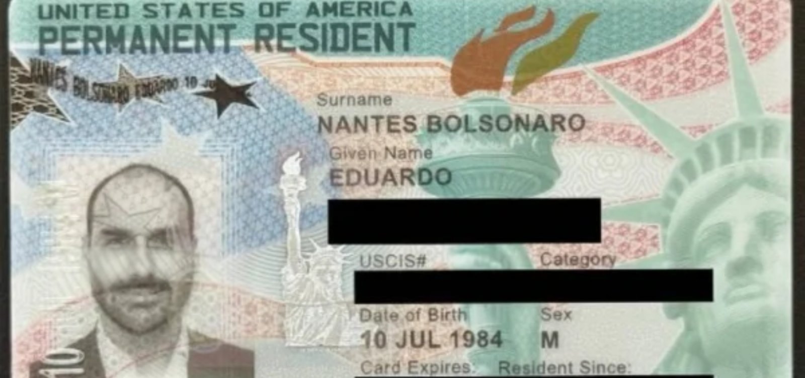 Governo Trump concede green card a Eduardo Bolsonaro, diz reportagem