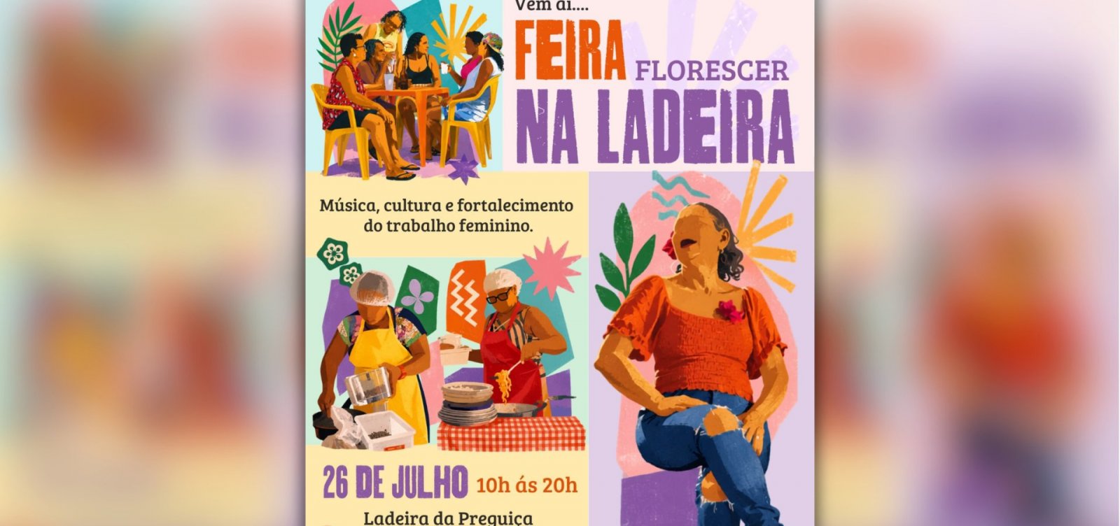 Feira na Ladeira da Preguiça reúne cultura e empreendedoras negras no Centro Histórico de Salvador