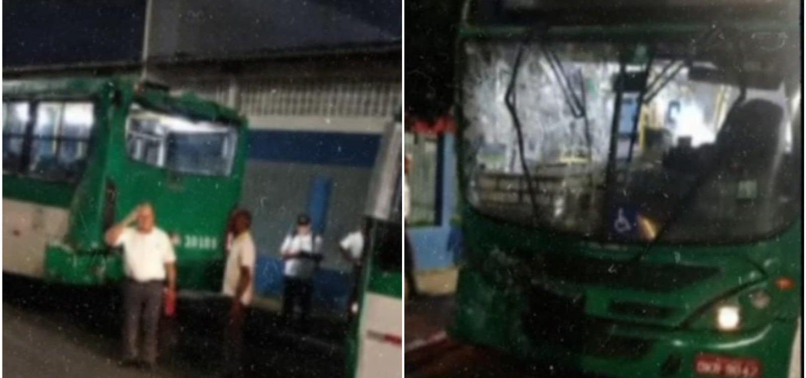 Batida entre ônibus que transportavam rodoviários deixa feridos em Salvador