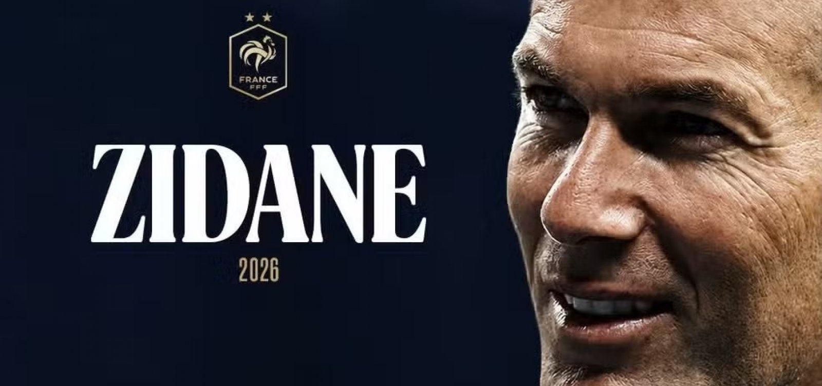 França anuncia Zidane como novo técnico da seleção até 2030