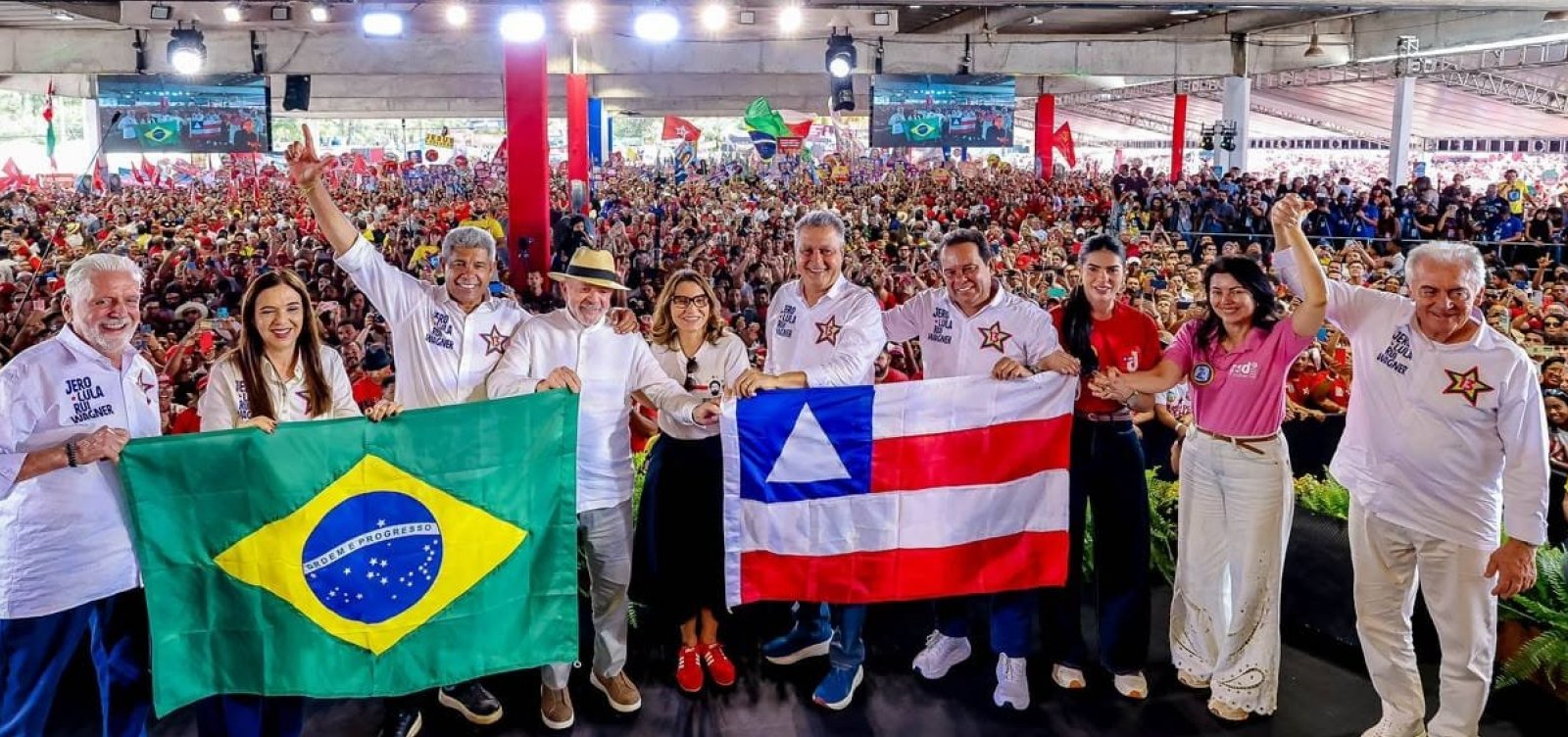 Em convenção lotada, PT formaliza candidatura de Jerônimo à reeleição