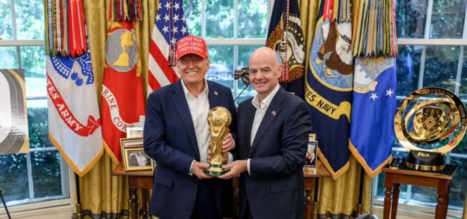 Fifa nega busca de Infantino por apoio de Trump para se manter no cargo