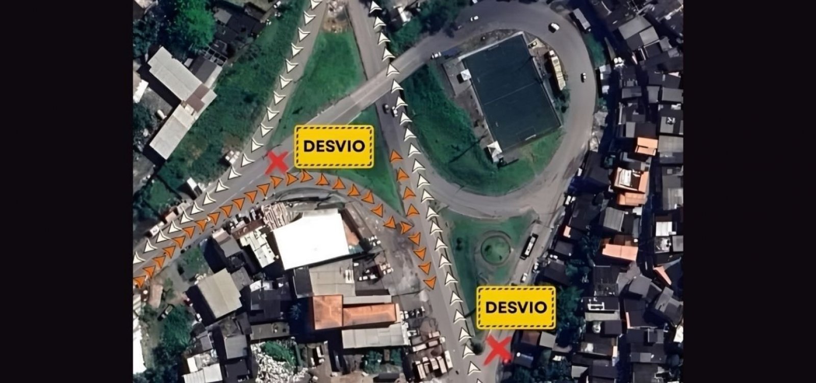 Obras do VLT fecham Viaduto de Tamandaré e alteram trânsito em Paripe