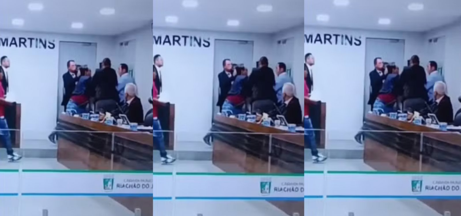 Vereadores trocam socos durante sessão da Câmara no interior da Bahia; veja o vídeo