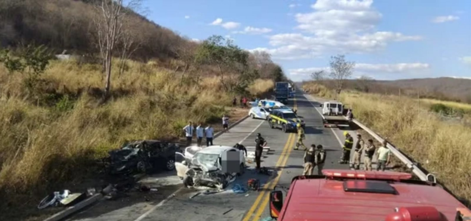 Acidente na BR-251 deixa quatro baianos entre os sete mortos em Minas Gerais
