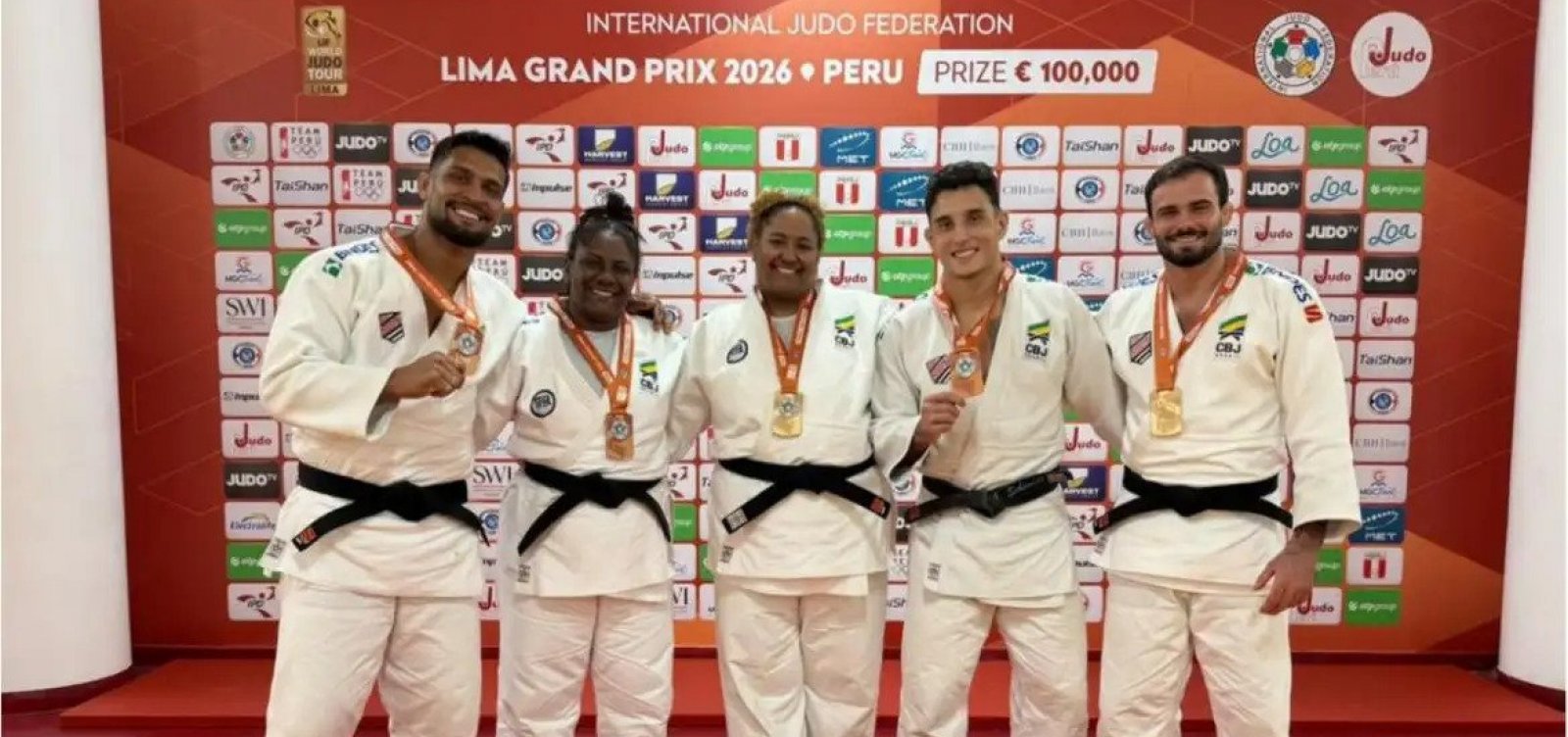 Brasil conquista título geral do Grand Prix de Judô de Lima