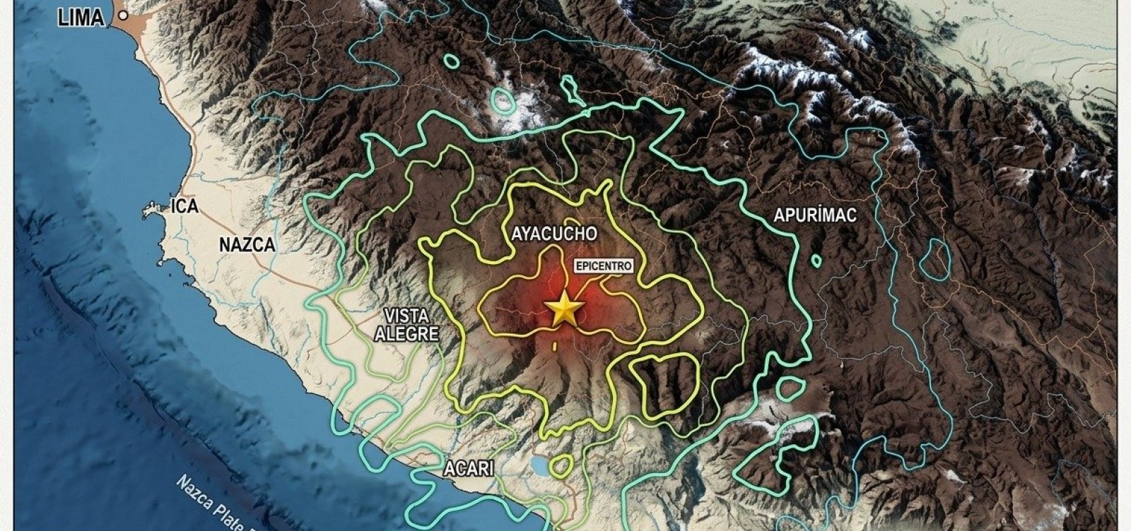Terremoto de magnitude 6,7 atinge o Peru; não há registro de feridos