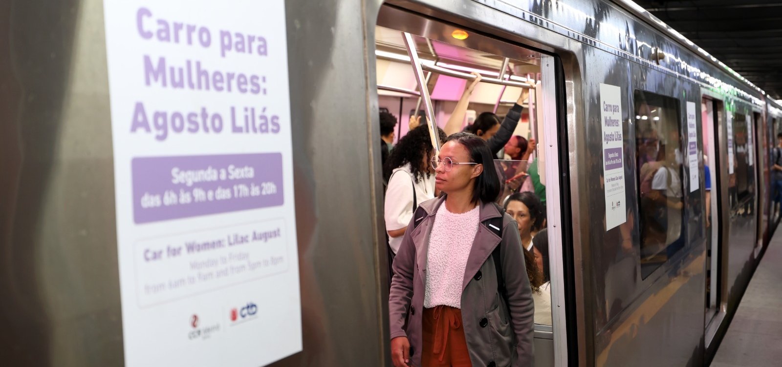 Metrô passa a ter vagão permanente e exclusivo para mulheres em Salvador