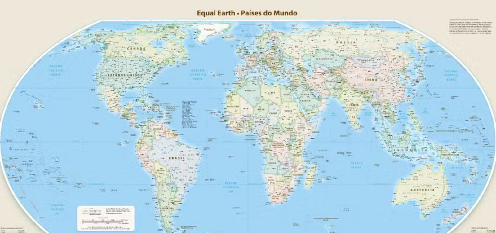 ONU aprova mudança do mapa-múndi para reduzir distorções