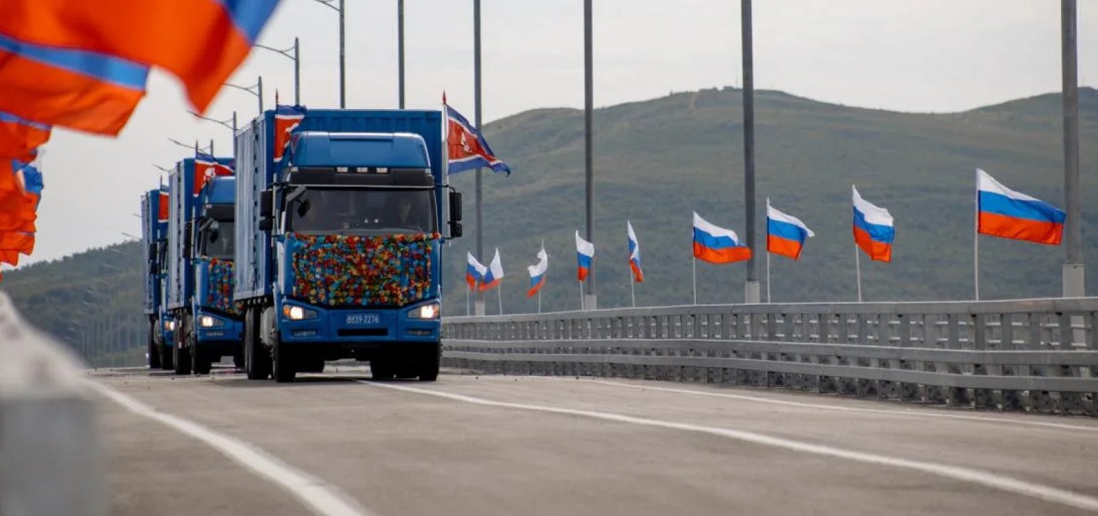 Coreia do Norte e Rússia inauguram primeira ponte rodoviária entre os países