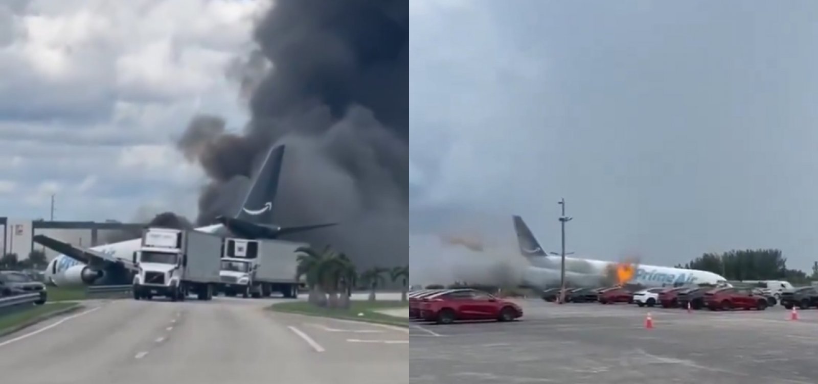 Acidente com avião da Amazon deixa cinco mortos em Miami