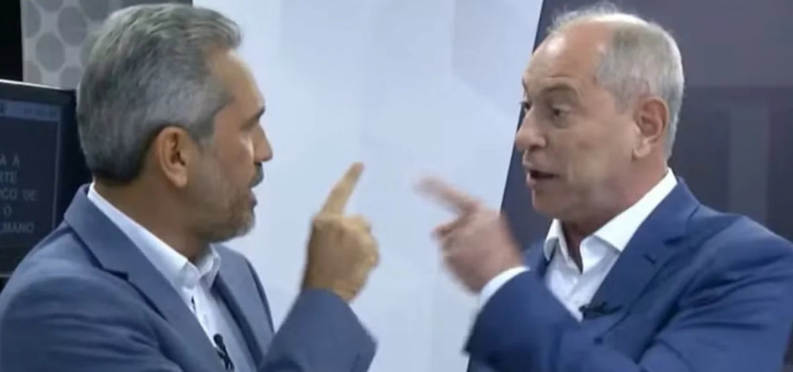 Ciro e Elmano batem boca durante debate e trocam acusações sobre aliados
