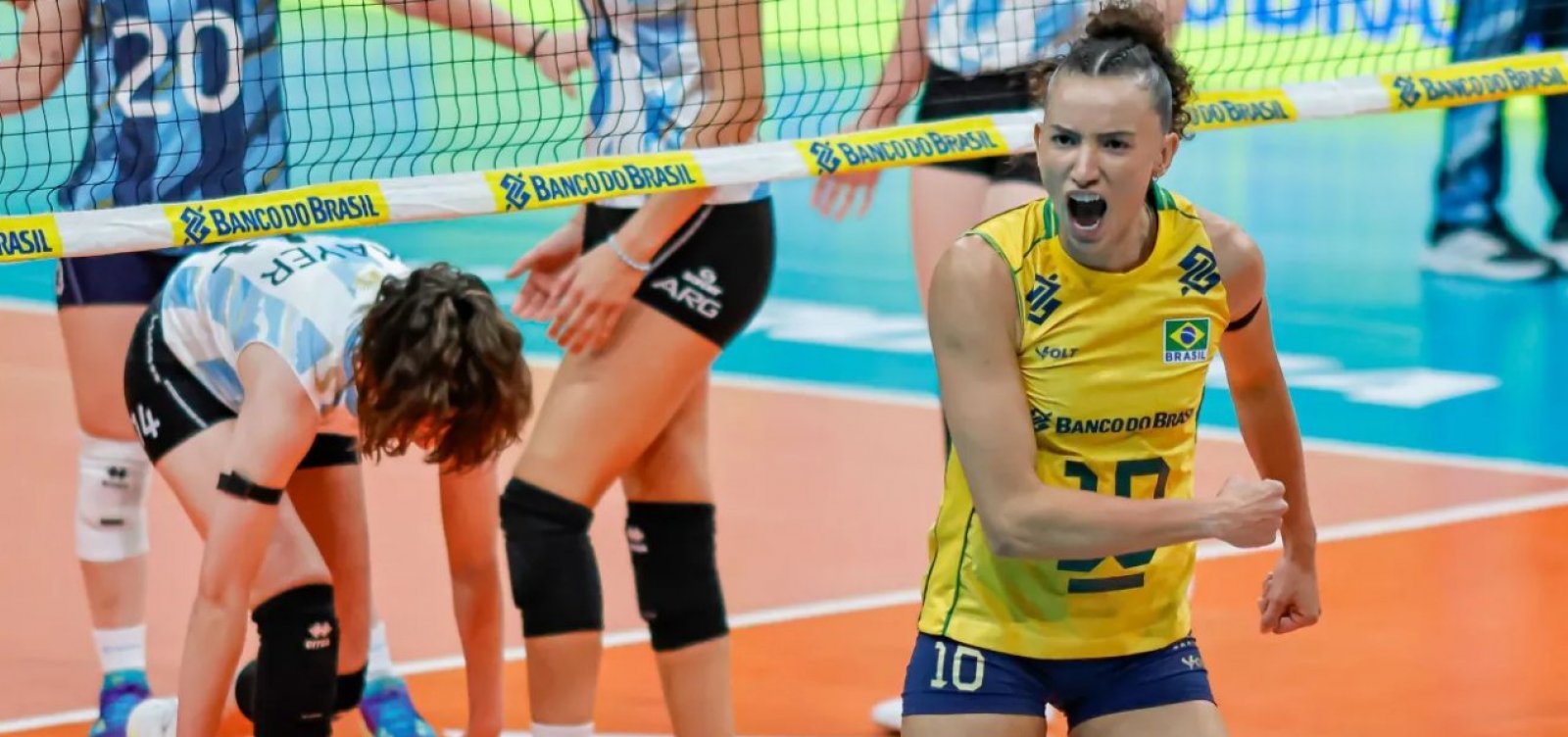 Brasil vence Argentina, conquista Sul-Americano de Vôlei e garante vaga em Los Angeles 2028